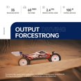 thumbnail image 4 of WLtoys-coche teledirigido eléctrico de alta velocidad, vehículo de carreras profesional de 60 KM/H con batería 3S, 4WD, sin escobillas, juguetes de Control remoto, 124008, 4 of 4