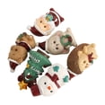 thumbnail image 4 of Mini Christmas Figurines, Widely  Miniature Christmas Figurines 6Pcs Smoothing  For Home, 4 of 8