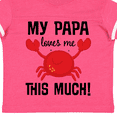 thumbnail image 4 of Inktastic My Papa Loves Me gift Boys or Girls Toddler T-Shirt, 4 of 5