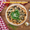 thumbnail image 3 of 12Inch Ceramic Pizza Stone Pizza Baking Stone/ Pan, Perfect for Grill and Oven - Thermal Resistant, Durable and Safe,1*Pizza Board,beige, 3 of 9