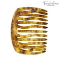 thumbnail image 5 of French Amie Fab 13 Teeth Medium Handmade Celluloid Side Hair Comb for Women, 5 of 38