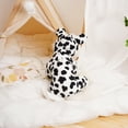 thumbnail image 6 of vnanda Cute Pet Jumpsuit with Ear Hat Pet Jumpsuit Fashionable Cow Leopard Pattern Dog Overall with Plush Ear Hat Winter Warm Pet Clothing Pet Jumpsuit, 6 of 8