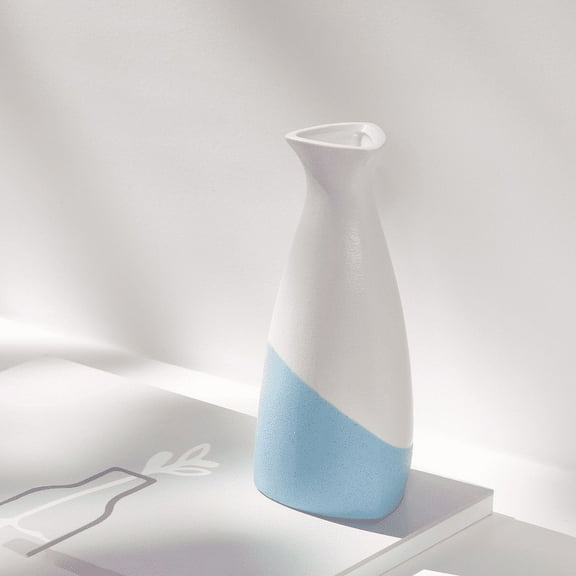 Modern Farmhouse Decor, Vases for Decor, Ceramic Vase Modern Home Decor, Rustic Home Decor Vases for Flowers, Rustic Farmhouse Decor, Living Room Decor and Accessories, Modern Wall Décor