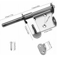 thumbnail image 3 of Slide Bolts Locking Lock Stainless Steel Bolt Bolt Door Lock Bolt Latch Bolt Latch Padlock Door Lock,s, 3 of 5