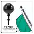 thumbnail image 4 of OULII 1Pack Weatherproof Flagpole Ball Topper for Outdoor Use Aluminium Alloy 14.5x7cm, 4 of 7
