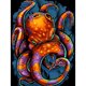 thumbnail image 1 of Cuadros Decorativos 5D DIY Diamond Painting Kits Full Round Drill Octopus Mosaic Picture Wall Decor Likrtyny embutido en tela, 1 of 9