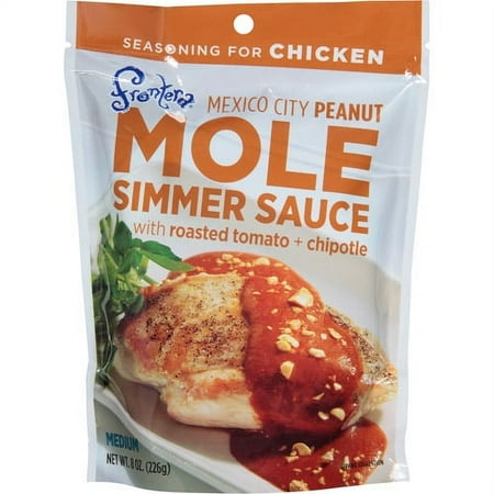 ***discontinued***Frontera Mexico City Peanut Mole Simmer Sauce, 8 oz, (Pack of, 6)