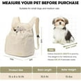 thumbnail image 2 of Pet Strap Backpack For Medium/small Cats And Dogs, Outdoor Hiking Pet Bag, 2 of 15