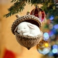 thumbnail image 5 of Forest Animal Acorn Ornaments, 2026 Christmas Pine Cone Decoration, Acrylic Woodland Creatures in Acorn Shells, Ornaments Animals as Rustic Home Decorations for Holiday Party Xmas Tree Decor, 5 of 8