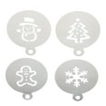thumbnail image 1 of 4 Adorables Plantillas para Decorar Pasteles, Plantillas Creativas para Arte en Café y Repostería (Plateadas), 1 of 8