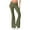 Army Green, variant on XFLWAM Women's Flare Leggings Fold Over Elastic Waisted Wide Leg Yoga Pants Casual Bootcut Comfy Workout Leggings Black S