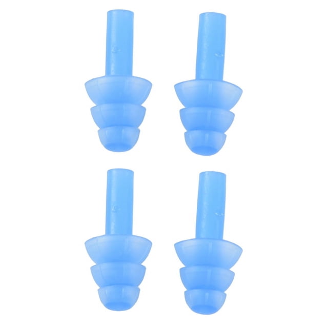 2 Par de Tapones para Los Oidos de Silicona Flexible para Natacion Buceo,
