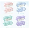 thumbnail image 4 of Rosy Posy Pencil Case, Kawaii Pencil Case With Rosy Posy Pens, Counting Stars PencilCase Big Capacity, Cute Aesthetic Pouch Holder Drawstring Pen Case, 4 of 9