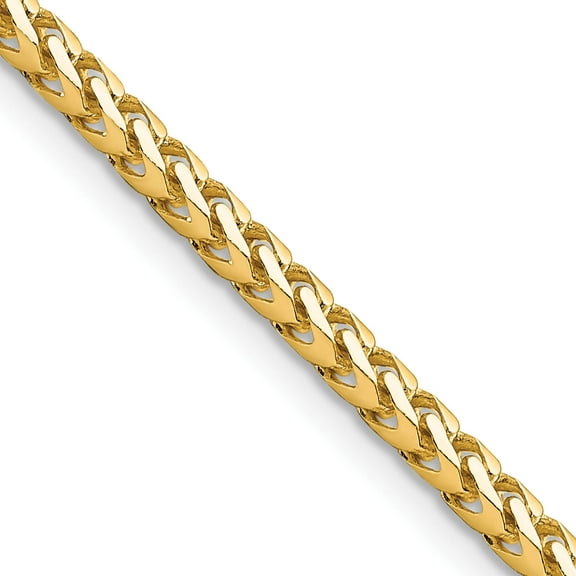 14K Yellow Gold 3mm Franco Chain (26 X 3) Made In Dominican Republic fra100-26