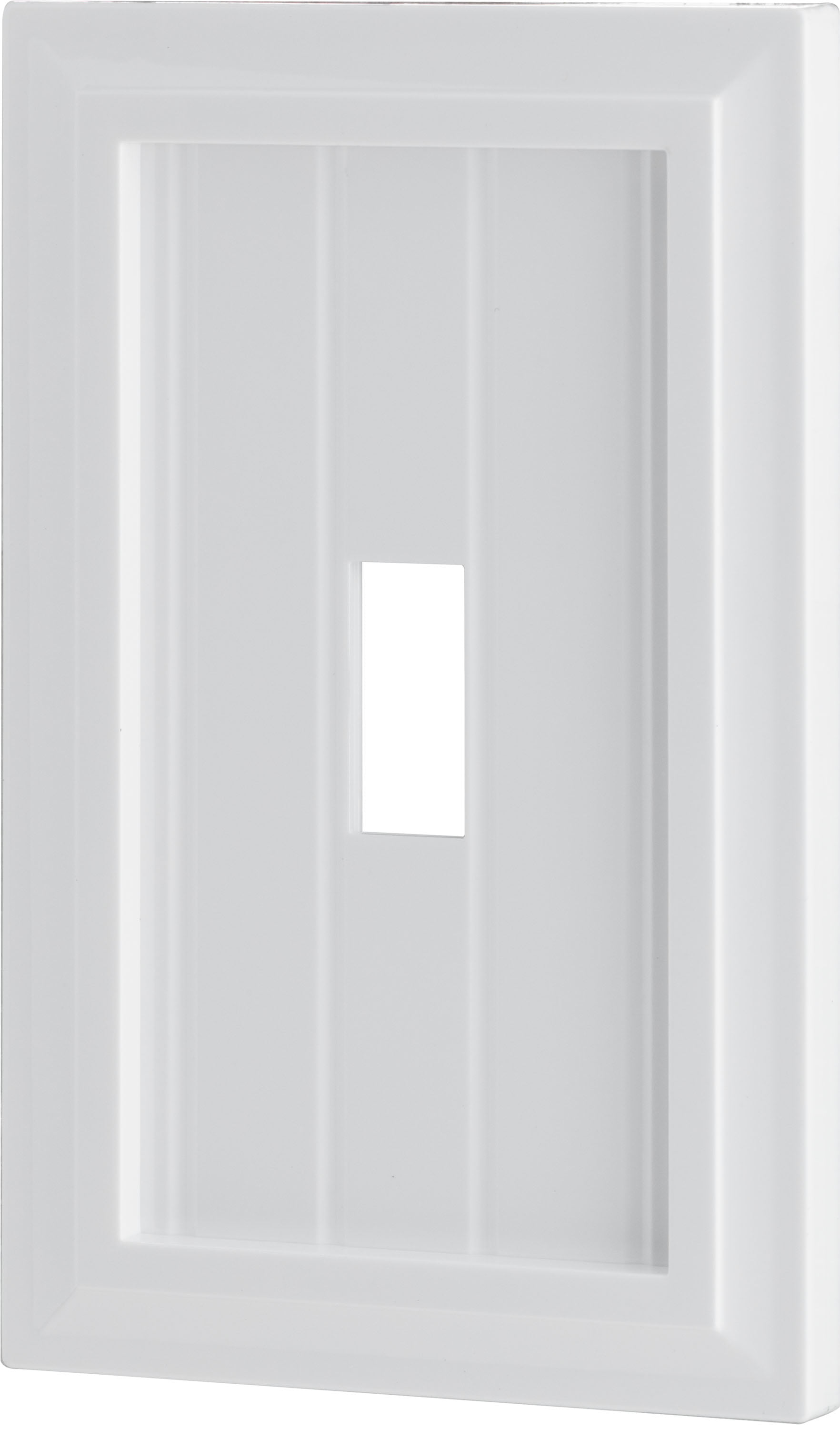 Ultra Pro Screwless Wallplate, Single Toggle, Switch Plate, White Coastal