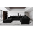 thumbnail image 2 of Sala Esquinera en U El Bazar Store Corbel Negro 200x315x255 cm moderna Tipo en U, 2 of 8
