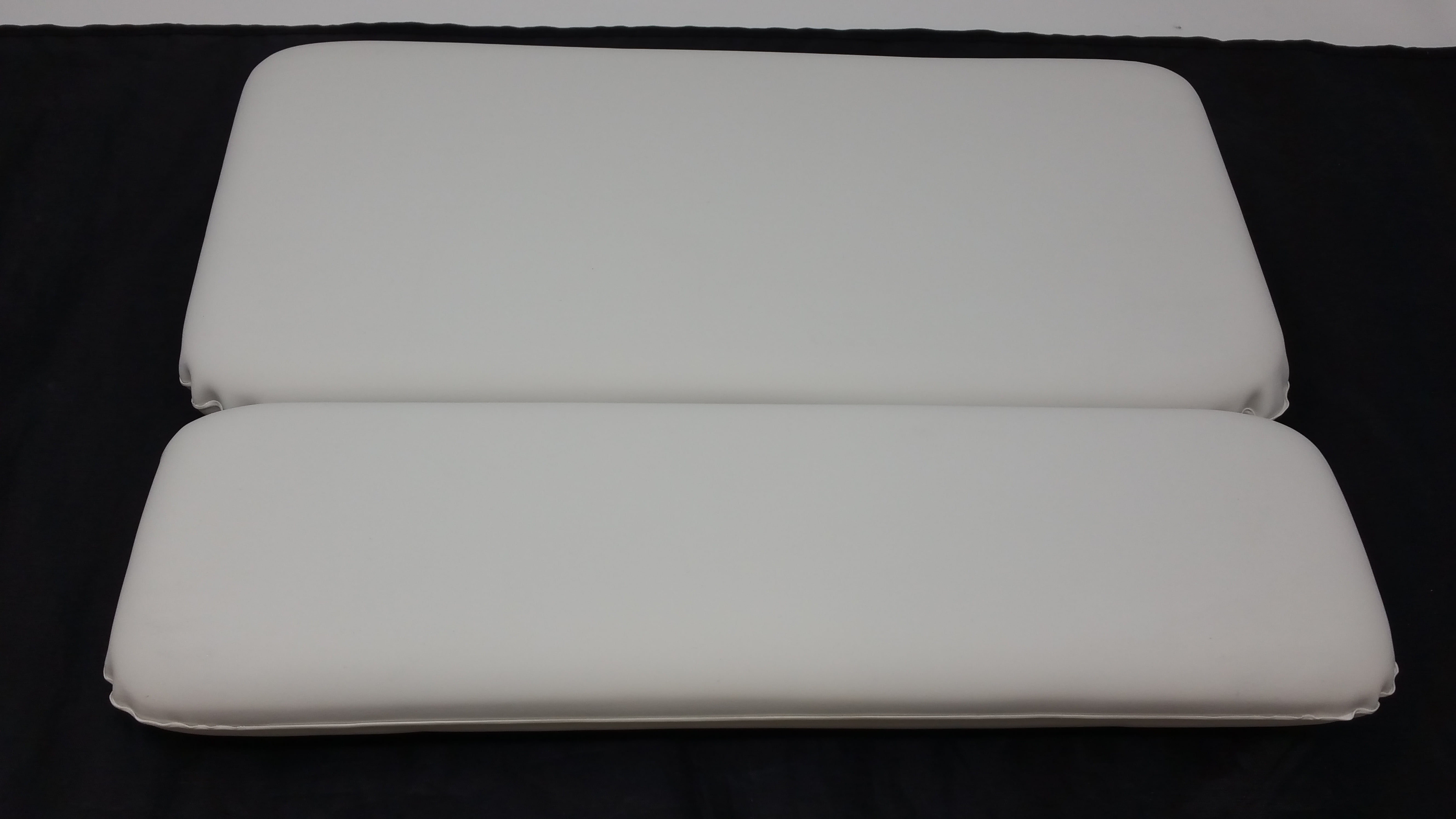 Gorilla Grip 2-Panel Non-Slip 7 Suction Cup Bath Pillow White for sale online 