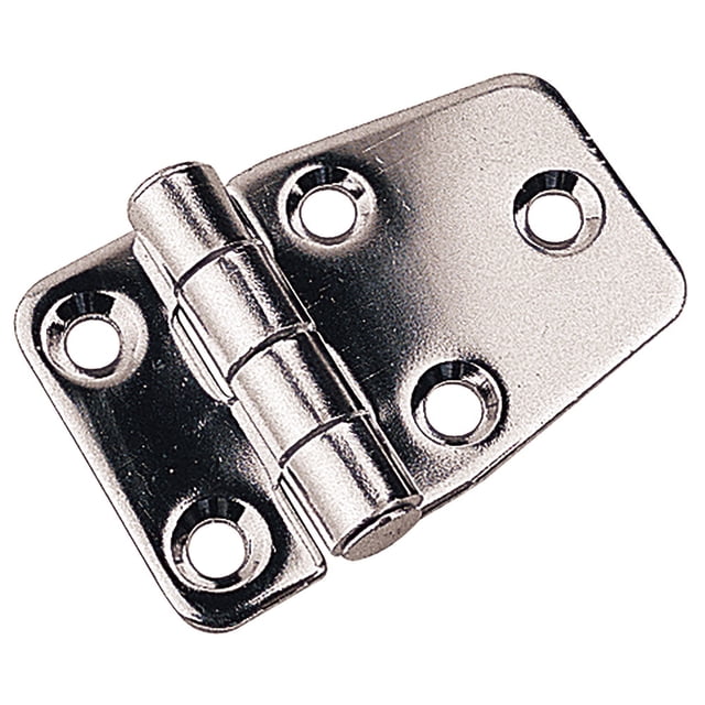 Bisagra de puerta Sea-Dog de acero inoxidable con lado corto con tornillos #8
