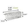 thumbnail image 2 of H&B Luxuries Rat Trap - Humane Live Animal Cage for Rat Mouse Hamster Mole Weasel Gopher Chipmunk Squirrels and More Rodents (2*Large), 2 of 8