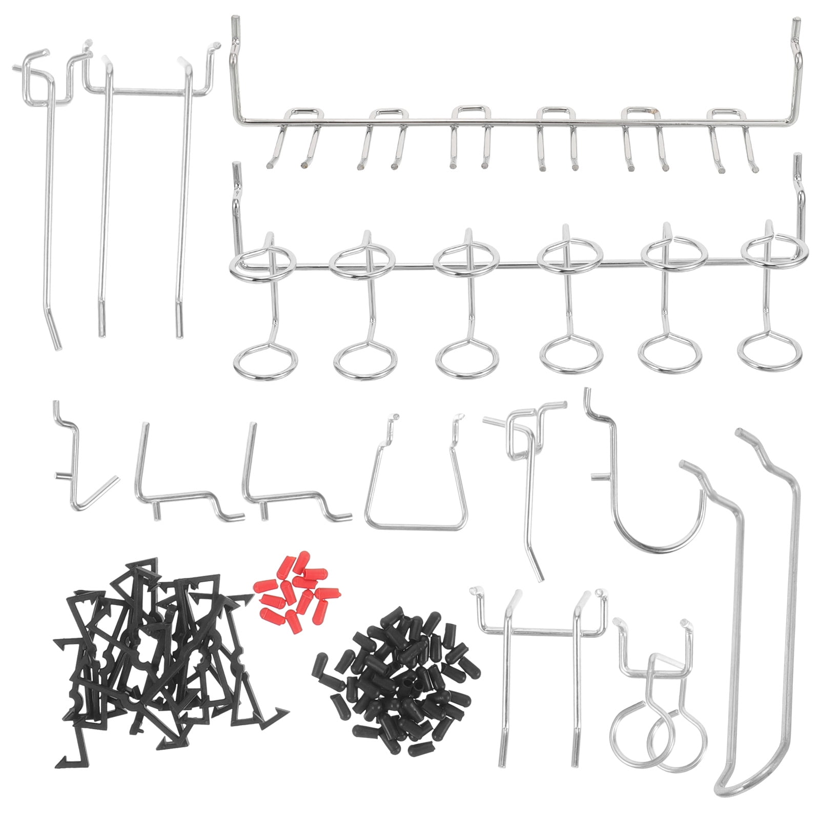 UPGRATOR 1Set Pegboard J Hooks for Tool Free Installation in Supermarkets and Home