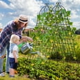 thumbnail image 2 of Costway 2 Pack 87" x 20" Metal Garden Trellis Decorative Outdoor Trellis for Climbing Plants, 2 of 10
