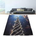 thumbnail image 4 of Christmas Curtain 3d Digital Printing Merry Christmas Outdoor Curtain For Outdoor Porch Balcony Christmas Decoration170x200cm Christmas 15, 4 of 5