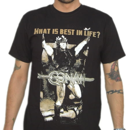 What Is Best In Life Quote Conan The Barbarian T-Shirt Arnold (Arnold Schwarzenegger Best Friend)