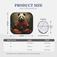 thumbnail image 2 of Kdxio Jungle Meditating Panda Print 2-Piece Sun Shade Front Windshield - Foldable Car Front Window Sunshades for Most Sedans SUV Truck, 2 of 6