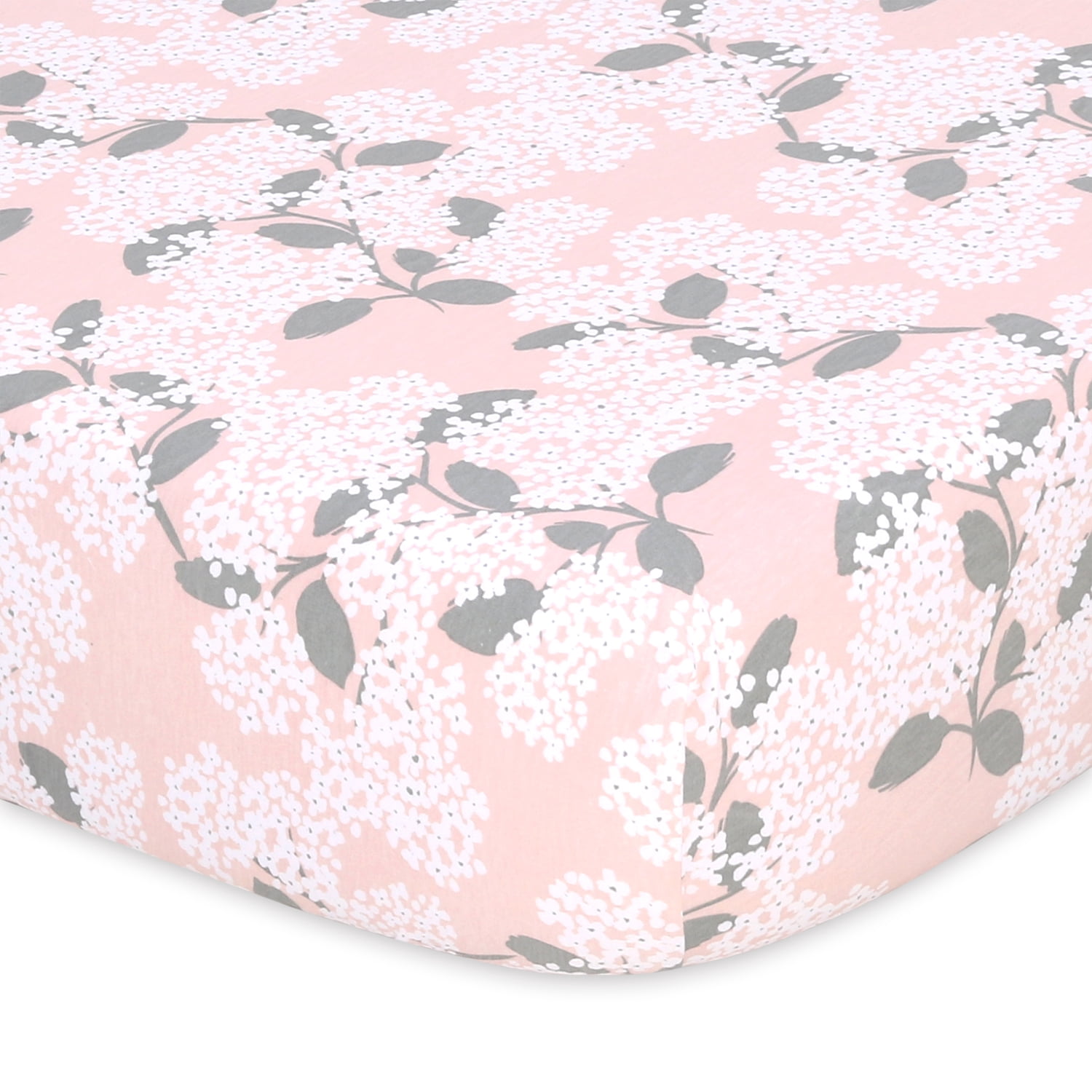 The Peanutshell Cottage Floral Organic Cotton Jersey 4 Pack Fitted Crib Sheets