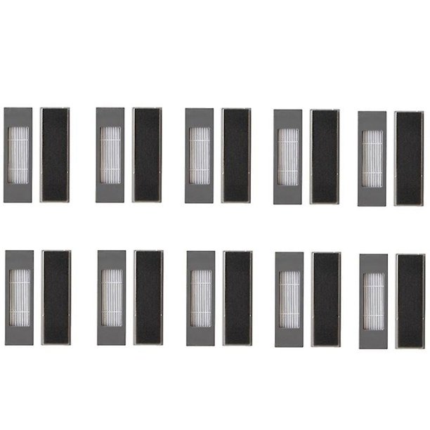 Reemplazo de robots de barrido 10 pares para filtro de barrido de algodón Ecovacs Deebot Ozmo T5/n8/n5/t8