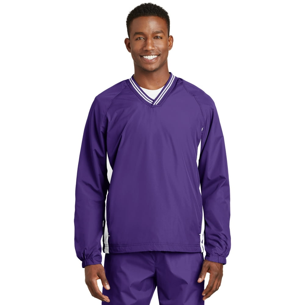 Download Sport-Tek - Sport-Tek Men's Tipped V-Neck Raglan Wind ...