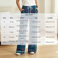 thumbnail image 3 of Drawstring Sleep Pants Women Plaid Wide Leg Pajama Loose Fit Loungewear Trousers with Pockets S, 3 of 7