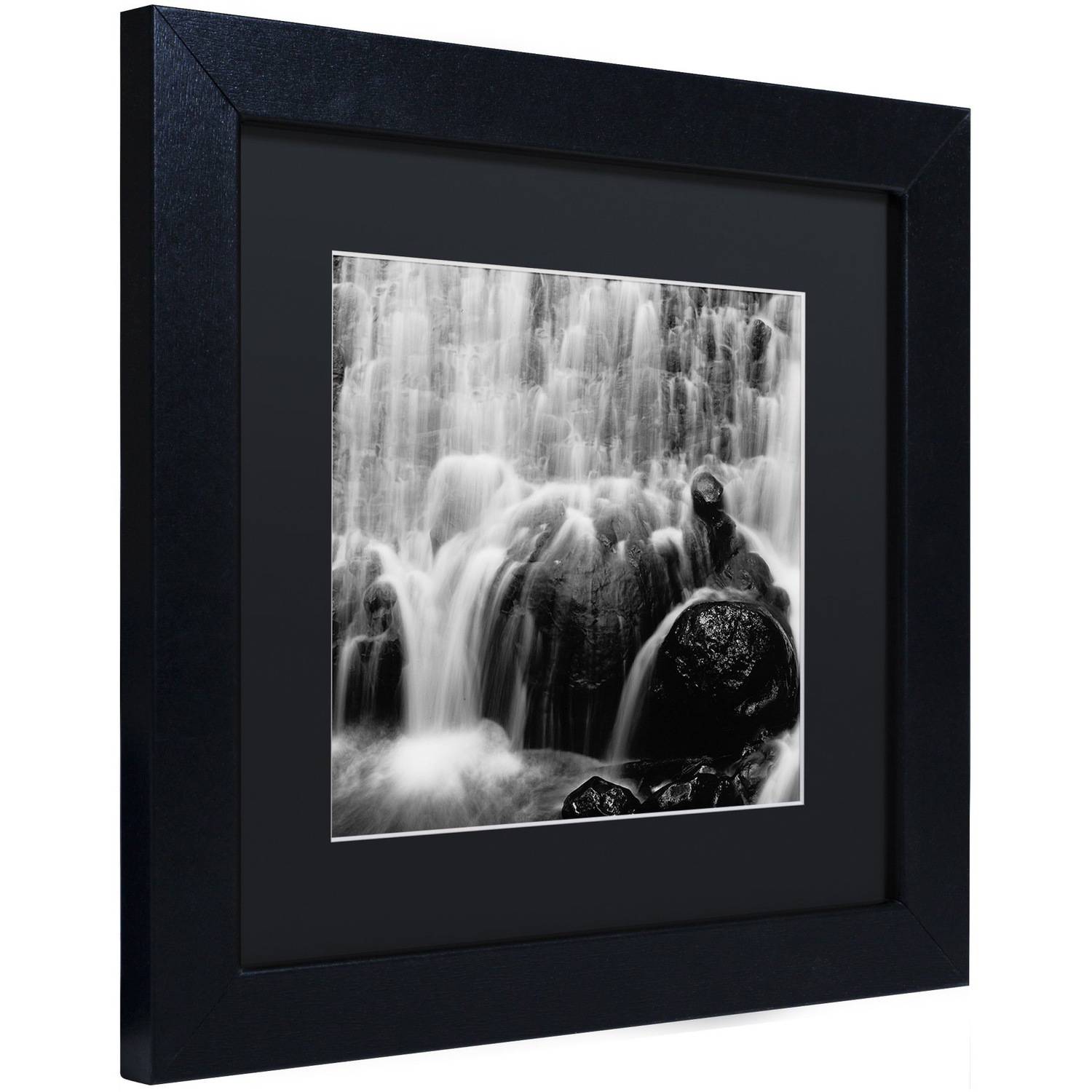 Moises Levy 'Velo de Novia' Black Matted Framed Art