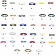 thumbnail image 1 of 1 Ensemble Design Simple Ceinture Élastique pour Enfants Garçons Boucle Réglable Ceinture Extensible Réutilisable Lavable Jeans Accessoires Vêtements Rayures Rose Blanc, 1 of 1