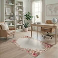 thumbnail image 2 of ODIKA Vintage Pink Border Alfombra Para Cuarto Boho Scattered Pet Friendly & Kids Safe Play for Playroom, Bedroom, Reading Nook, 2 of 7