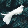 thumbnail image 3 of Decoración de Árbol de Navidad Yolococa Pájaros Blancos 2 piezas 25x5x8 cm, 3 of 9