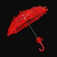 thumbnail image 3 of Theatrical Performance Umbrella Bridal Lace Umbrella, Lace Umbrella Elegant And Stylish 19.7x3.9x2.4 Inch Wedding Photography Prop, For Photo Booth Props, 3 of 7