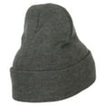 thumbnail image 3 of Louisiana State Flag Map Embroidered Long Beanie - Dk Grey OSFM, 3 of 5