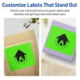 thumbnail image 4 of Avery Printable Rectangle Labels, Neon Green, 5" x 3.5", 320ct, 4 of 11