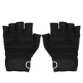 thumbnail image 4 of Levantamiento de pesas Guantes de gimnasio Entrenamiento Fitness Muñequera Entrenamiento Ejercicio Deportes (Negro, XL), 4 of 8