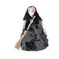 thumbnail image 3 of Decoración de Halloween Baoblaze Muñeca con Escoba Adorno Creativo Negro 7 cm x 16,5 cm, 3 of 8
