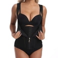 thumbnail image 5 of YUANxueke Womens Shapewear Waist Trainer Corset Tummy Control Waist Cincher Adjustable Strap Zipper Body Shaper, 5 of 7