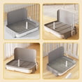 thumbnail image 4 of Dog Toilet, Puppy Potty Training Tray PP Stable Structure Pee Pad Holder  for Medium Large Dogs, 4 of 7