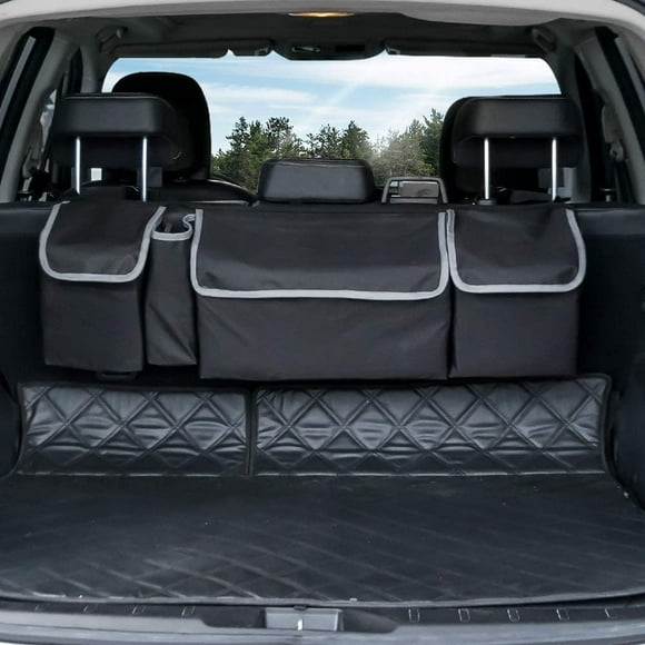 Car Trunk Organizers, Foldable Car Trunk Organizer Hanging Cargo Storage Bag, Small Trunk Organizer for SUV Truck