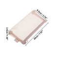 thumbnail image 2 of 1 Pc Women Convenient Travel Cosmetic Bag for Vacation Outdoor Activities Pink Nylon Mesh, 2 of 4