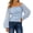 Light Blue, variant on Aayomet Shirts For Women Trendy Women's Classic-Fit Long-Sleeve Crewneck T-Shirt,Beige S