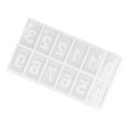 thumbnail image 2 of Molde de silicona suave, flexible, estilo de número de mes en inglés, reutilizable, duradero, fácil desmoldar, molde de bricolaje, molde de listado digital 60-739, 2 of 14