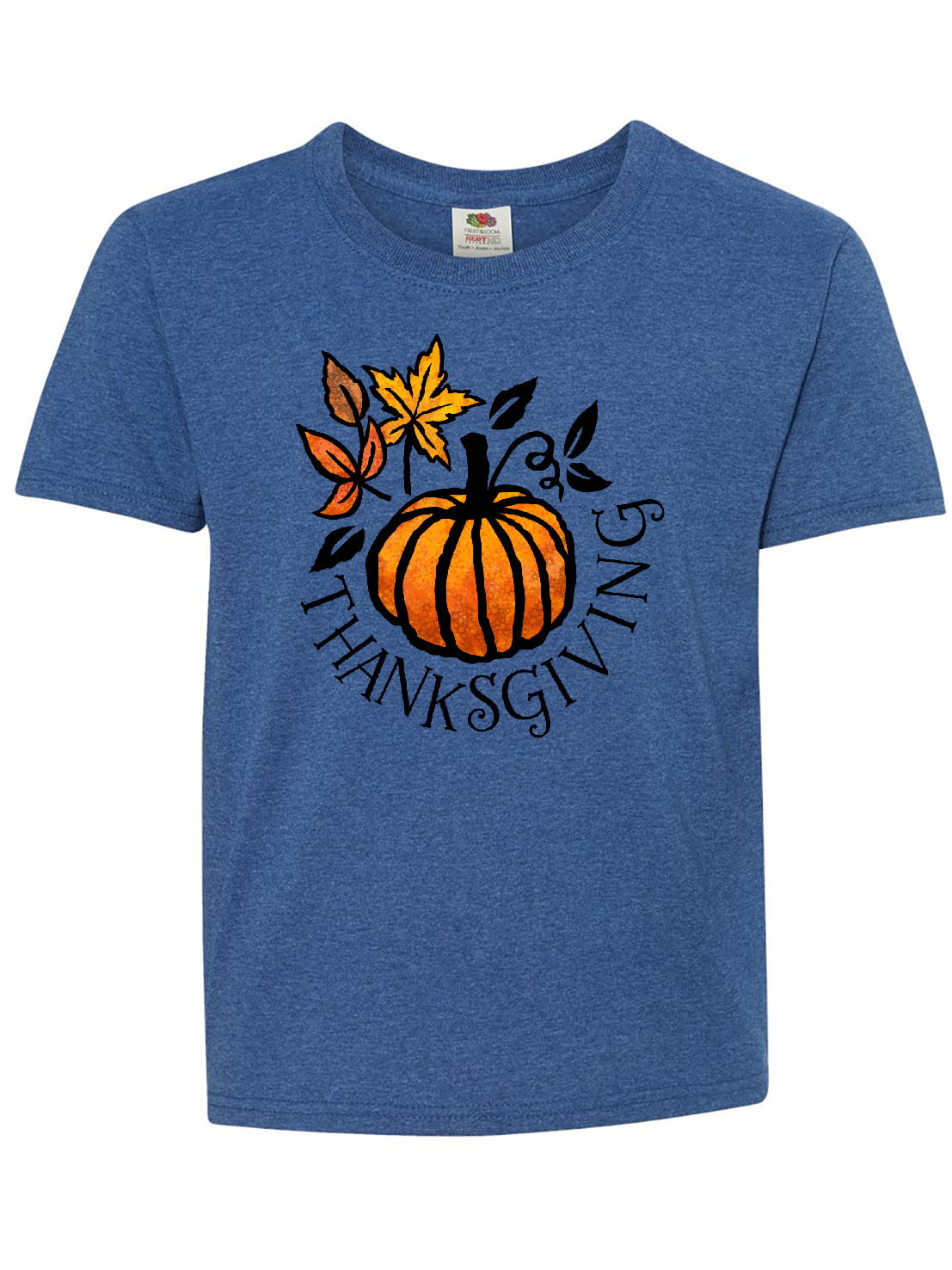 Fall Thankful Pumpkin Short-Sleeve Unisex T-Shirt