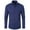 1 Navy, variant on Dress Shirts for Men Slim Fit Formal Shirts Long Sleeve Button Shirt Plain Colour Business Casual Shirt Men's Stretch Designer Tops Fashion Wedding Dinner Office Clothes Tall