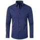 thumbnail image 1 of Blusa y camisa de manga larga con cuello vuelto para hombre, blusa informal de moda para negocios, camisa de manga larga con cuello vuelto y botones para hombre., 1 of 2